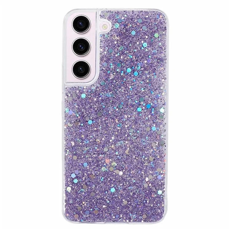 For Samsung Galaxy S22 5G Glitter Case Shiny Sparkle TPU Phone Cover