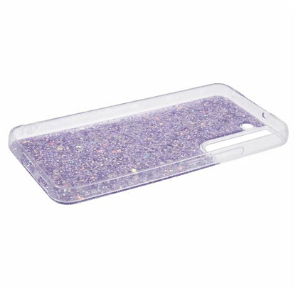 For Samsung Galaxy S22 5G Glitter Case Shiny Sparkle TPU Phone Cover