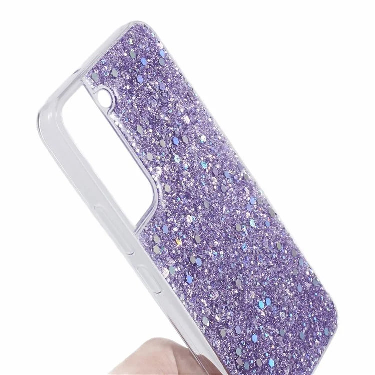 For Samsung Galaxy S22 5G Glitter Case Shiny Sparkle TPU Phone Cover
