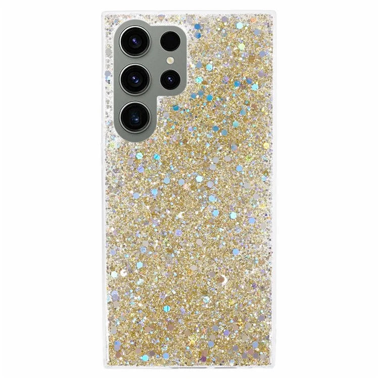 For Samsung Galaxy S23 Ultra Case TPU Glitter Sparkle Phone Cover
