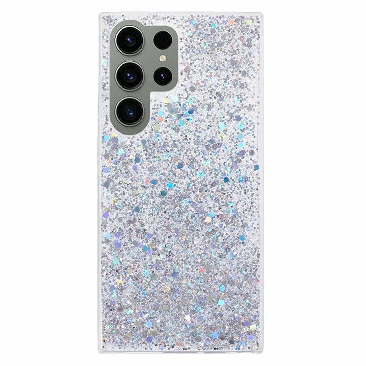 For Samsung Galaxy S23 Ultra Case TPU Glitter Sparkle Phone Cover