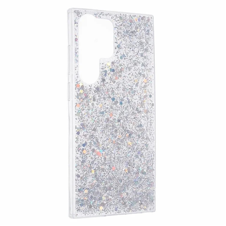 For Samsung Galaxy S23 Ultra Case TPU Glitter Sparkle Phone Cover