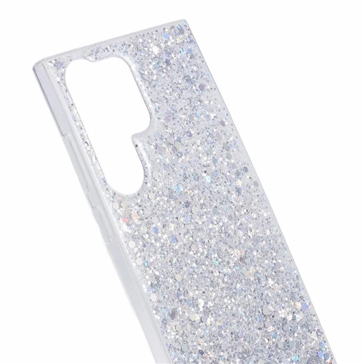 For Samsung Galaxy S23 Ultra Case TPU Glitter Sparkle Phone Cover