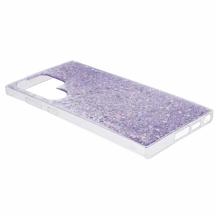 For Samsung Galaxy S23 Ultra Case TPU Glitter Sparkle Phone Cover