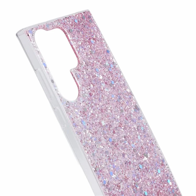For Samsung Galaxy S23 Ultra Case TPU Glitter Sparkle Phone Cover