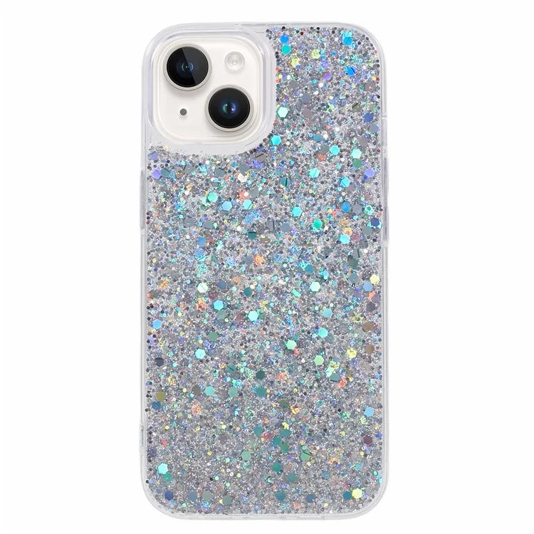 For iPhone 14 Case Glitter Soft TPU Smartphone Cover