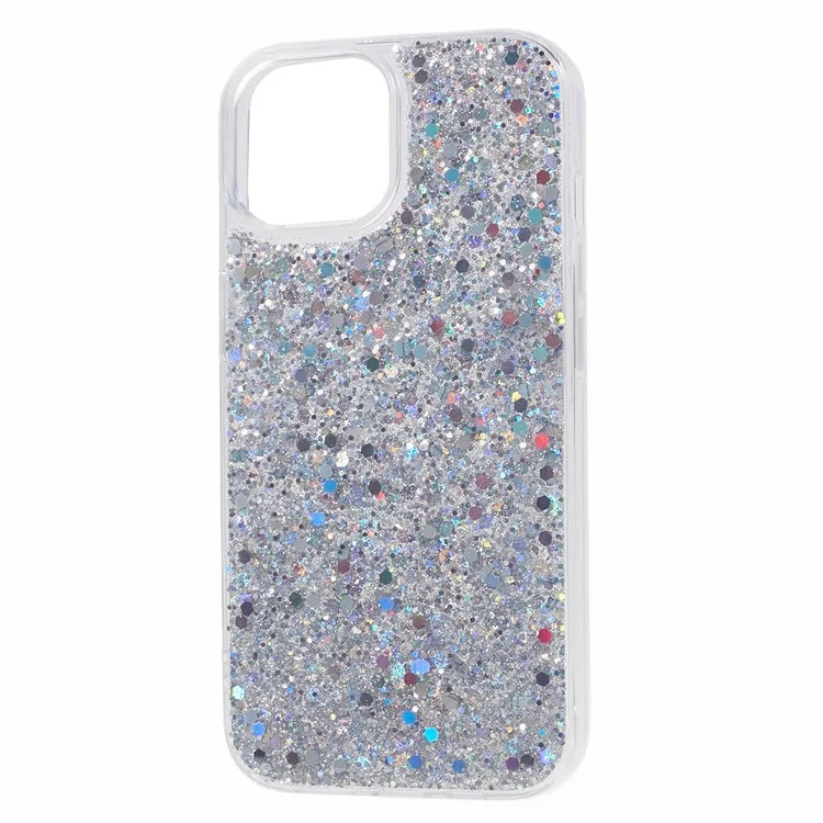 For iPhone 14 Case Glitter Soft TPU Smartphone Cover