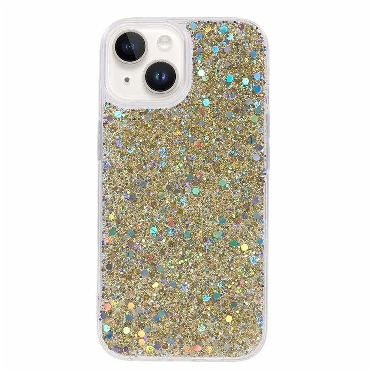 For iPhone 14 Case Glitter Soft TPU Smartphone Cover