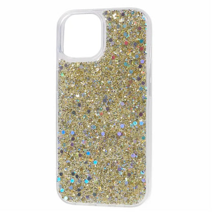 For iPhone 14 Case Glitter Soft TPU Smartphone Cover