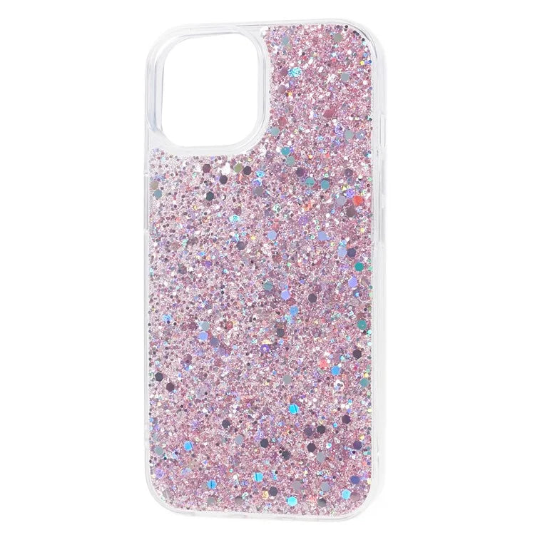 For iPhone 14 Case Glitter Soft TPU Smartphone Cover