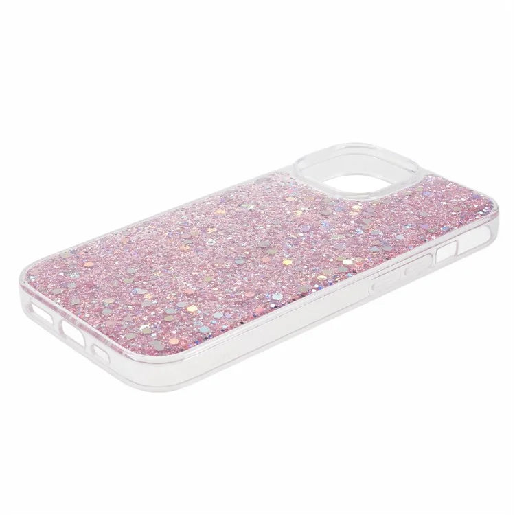 For iPhone 14 Case Glitter Soft TPU Smartphone Cover
