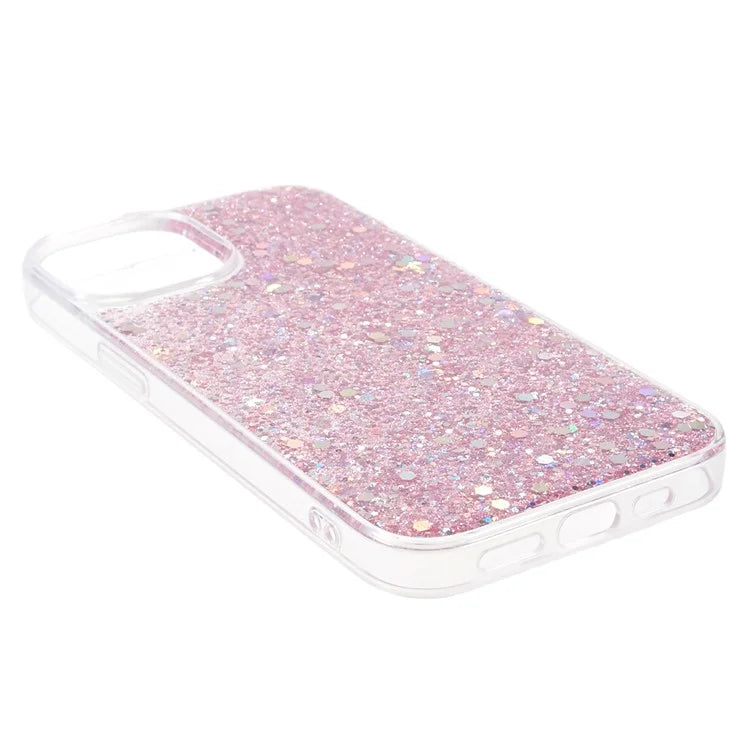 For iPhone 14 Case Glitter Soft TPU Smartphone Cover