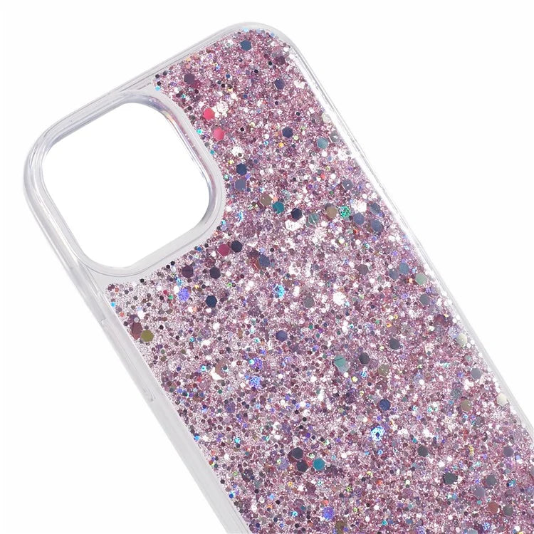For iPhone 14 Case Glitter Soft TPU Smartphone Cover