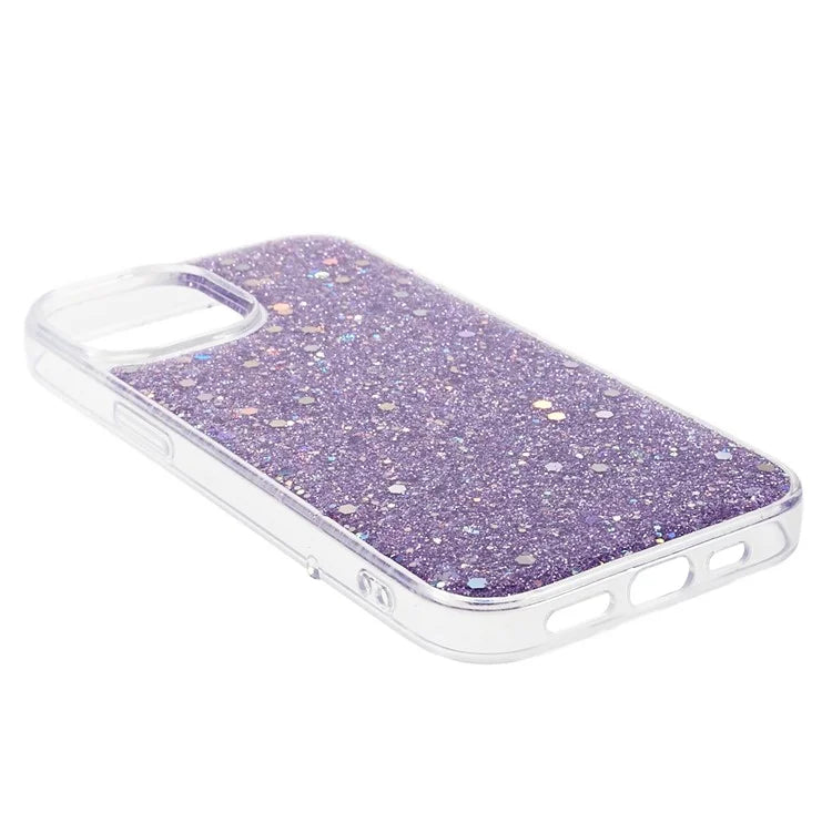 For iPhone 14 Case Glitter Soft TPU Smartphone Cover