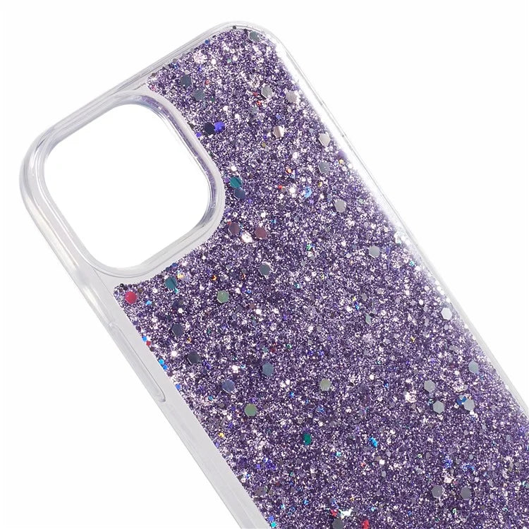 For iPhone 14 Case Glitter Soft TPU Smartphone Cover