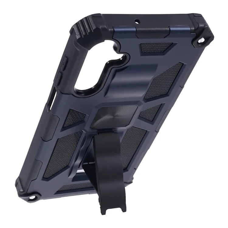 For Samsung Galaxy A15 5G Phone Case Kickstand PC + TPU Defender Cover