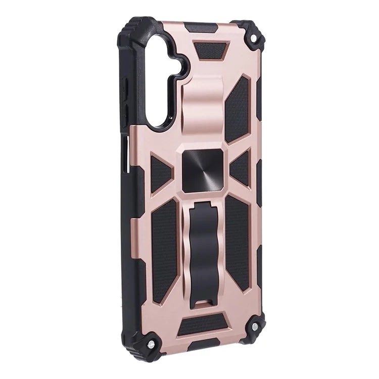 For Samsung Galaxy A15 5G Phone Case Kickstand PC + TPU Defender Cover