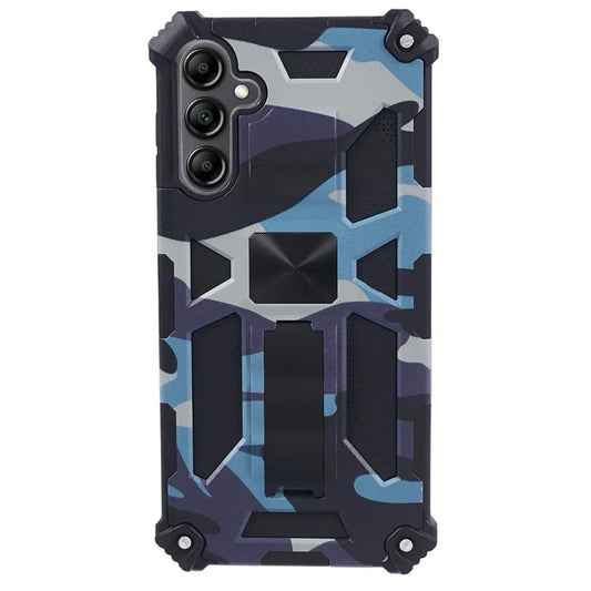 For Samsung Galaxy A15 5G Case Camouflage Kickstand Anti-shock Phone Cover