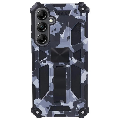 For Samsung Galaxy S24+ Case Camouflage Pattern Kickstand Protective Phone Cover