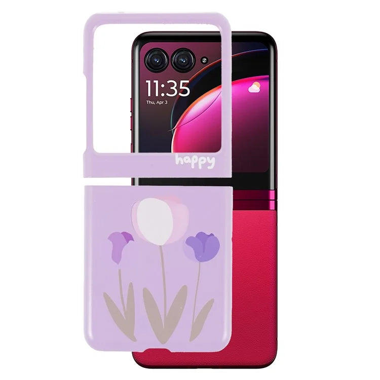 For Motorola Razr 40 Ultra 5G Phone Case Pattern Printing Shockproof PC Cover