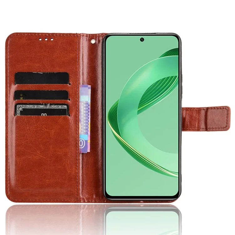 For Huawei nova 11 SE Case Scratch-proof Leather Wallet Phone Protective Cover