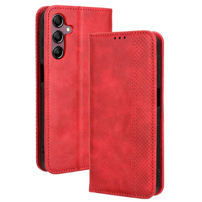 For Samsung Galaxy A15 5G Leather Case Retro Phone Cover with Wallet Stand