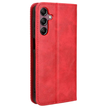 For Samsung Galaxy A15 5G Leather Case Retro Phone Cover with Wallet Stand