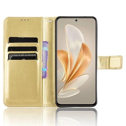 For vivo V29e (Global) 5G / Y200 (India) 5G Case Wallet Stand Crazy Horse Texture Phone Cover