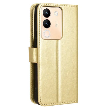 For vivo V29e (Global) 5G / Y200 (India) 5G Case Wallet Stand Crazy Horse Texture Phone Cover