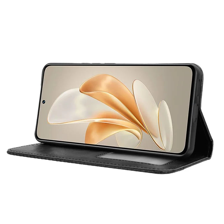 For vivo V29e (Global) 5G / Y200 (India) 5G Case Retro Phone Cover with Stand Wallet