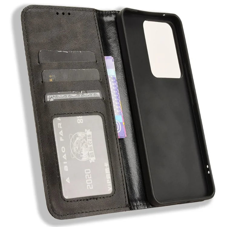 For vivo V29e (Global) 5G / Y200 (India) 5G Case Retro Phone Cover with Stand Wallet