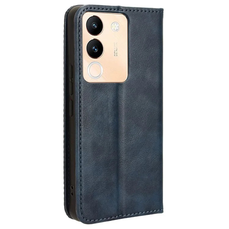 For vivo V29e (Global) 5G / Y200 (India) 5G Case Retro Phone Cover with Stand Wallet