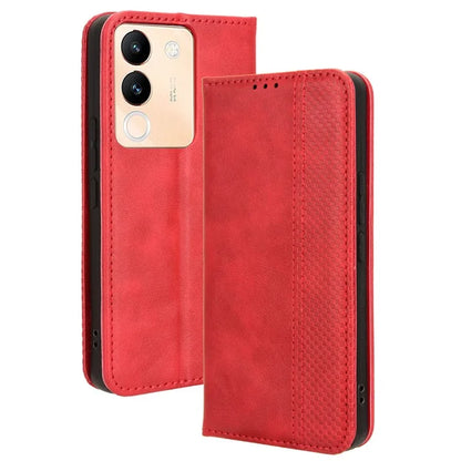 For vivo V29e (Global) 5G / Y200 (India) 5G Case Retro Phone Cover with Stand Wallet