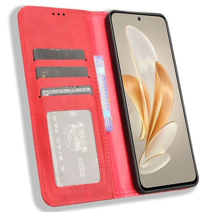 For vivo V29e (Global) 5G / Y200 (India) 5G Case Retro Phone Cover with Stand Wallet
