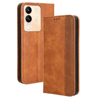 For vivo V29e (Global) 5G / Y200 (India) 5G Case Retro Phone Cover with Stand Wallet