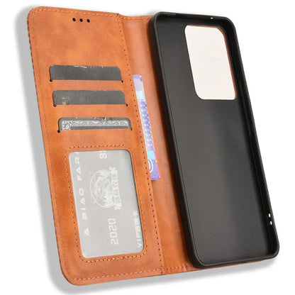 For vivo V29e (Global) 5G / Y200 (India) 5G Case Retro Phone Cover with Stand Wallet