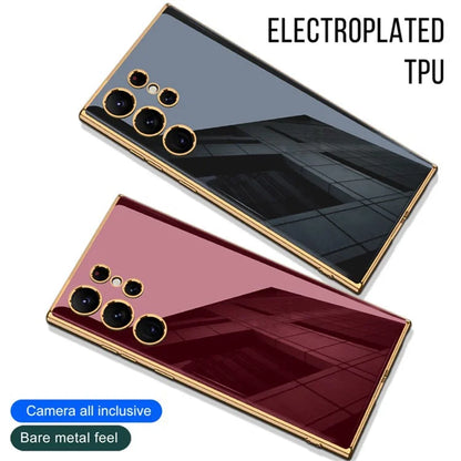 GKK For Samsung Galaxy S24 Ultra Case Slim Tempered Glass+PC+TPU Phone Protector