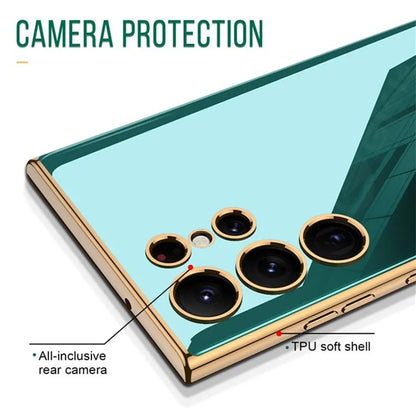 GKK For Samsung Galaxy S24 Ultra Case Slim Tempered Glass+PC+TPU Phone Protector