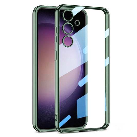 GKK For Samsung Galaxy S24 Slim Case Anti-Drop Electroplating TPU Clear Phone Cover