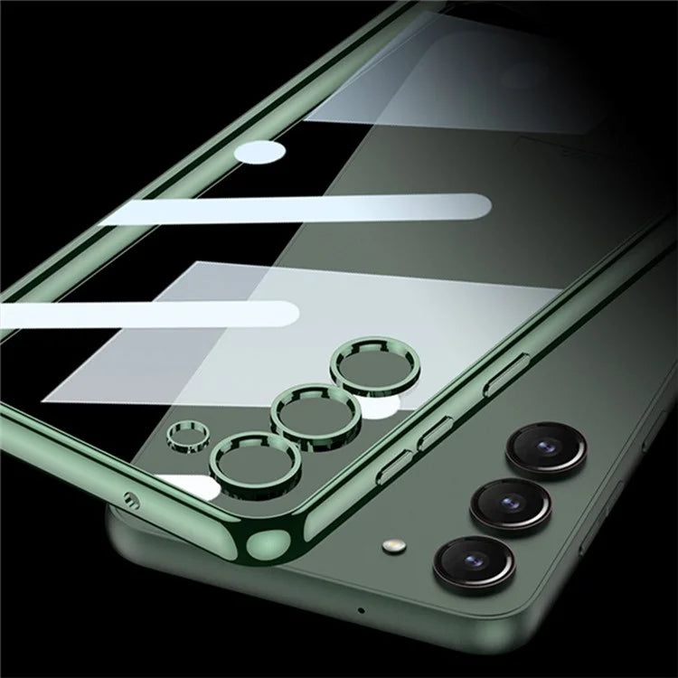 GKK For Samsung Galaxy S24 Slim Case Anti-Drop Electroplating TPU Clear Phone Cover