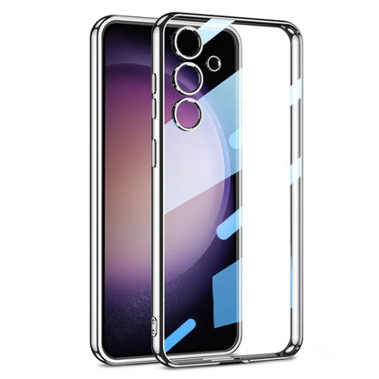 GKK For Samsung Galaxy S24 Slim Case Anti-Drop Electroplating TPU Clear Phone Cover