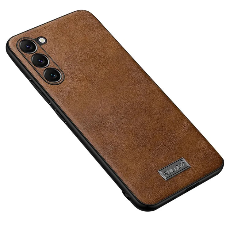 SULADA For Samsung Galaxy S24 Cell Phone Cases PU Leather+TPU+PC Back Cover