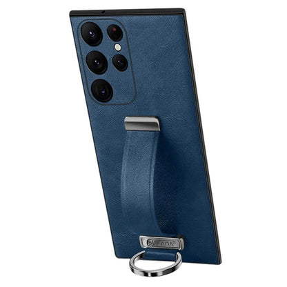 SULADA Fashion Series for Samsung Galaxy S24 Ultra Phone Case Anti-fall Retractable Hand Strap Cover