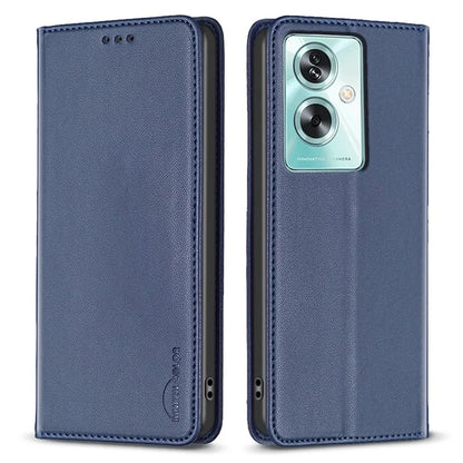 BINFEN COLOR BF18 For Oppo A79 5G / A2 5G Case Flip PU Leather Folio Cell Phone Cover with Card Slots