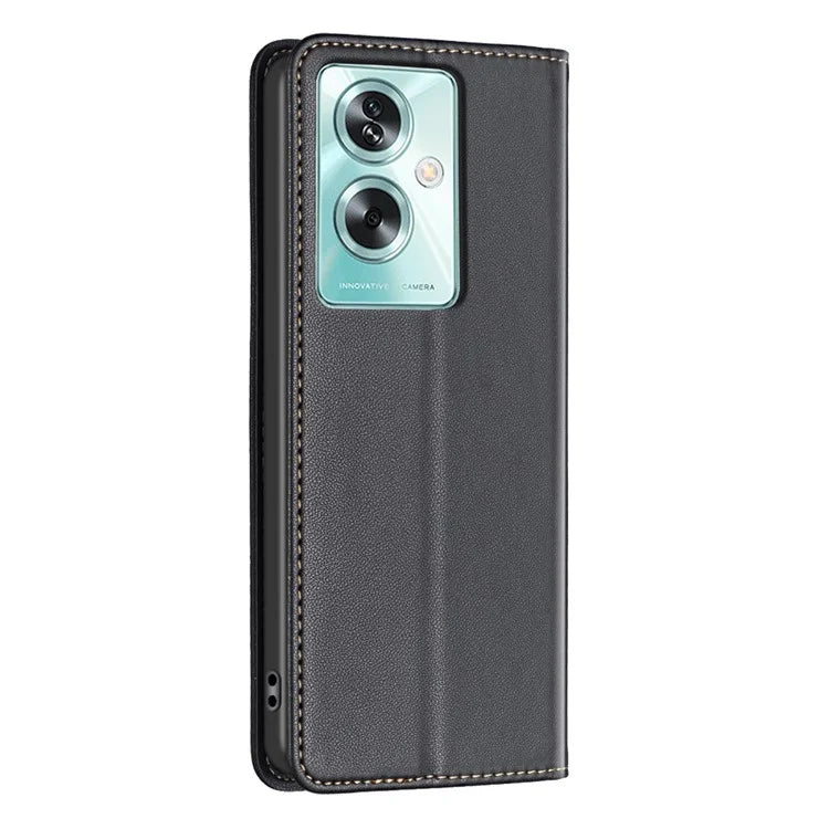 BINFEN COLOR BF18 For Oppo A79 5G / A2 5G Case Flip PU Leather Folio Cell Phone Cover with Card Slots