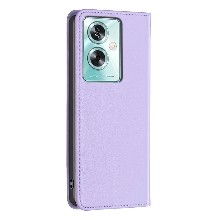BINFEN COLOR BF18 For Oppo A79 5G / A2 5G Case Flip PU Leather Folio Cell Phone Cover with Card Slots
