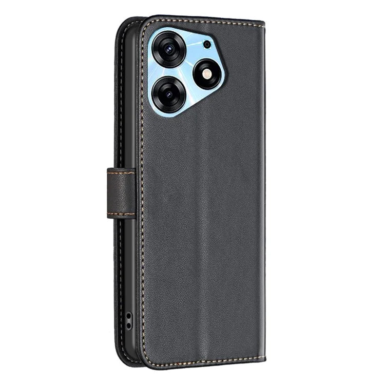 BINFEN COLOR BF17 For Transsion Tecno Spark 10 Pro Phone Case Wallet PU Leather Flip Cover