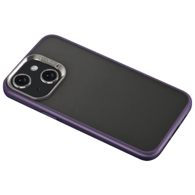 SULADA For iPhone 15 Plus Case PC+TPU Skin-touch Cell Phone Shell