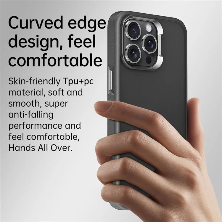 SULADA For iPhone 15 Pro Case Anti-fall PC+TPU Phone Back Shell