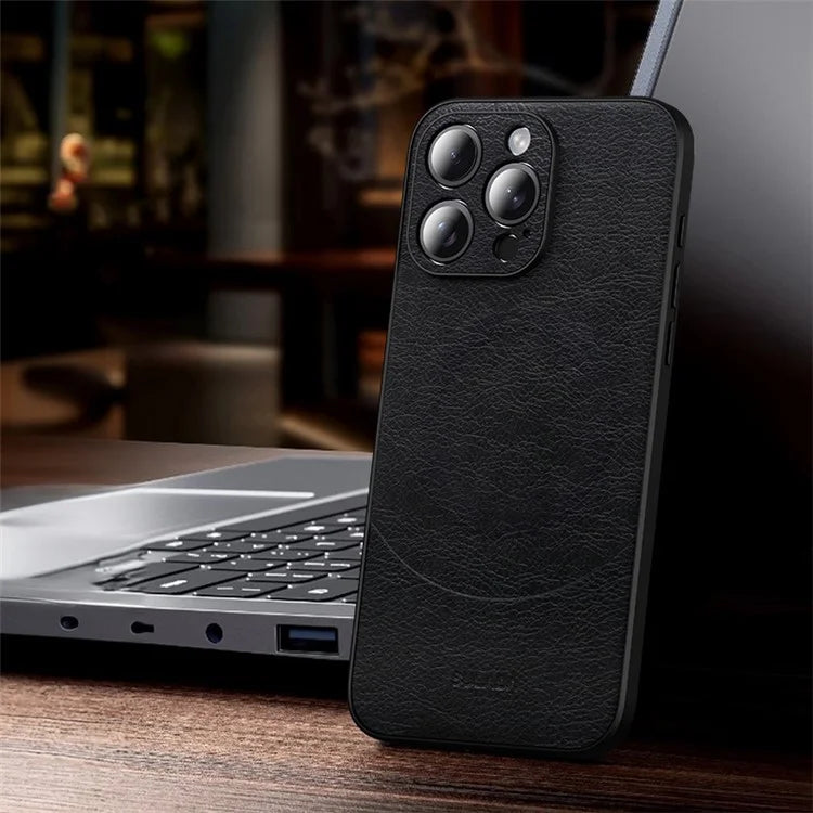 SULADA Magnetic Series for iPhone 15 Pro Max Phone Case Compatible with MagSafe Leather Back Cover